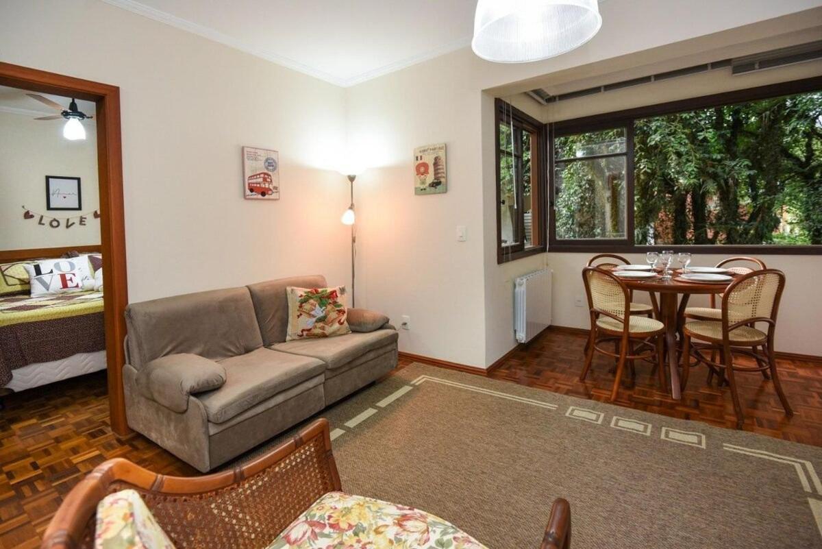 Rosa Edificio Bavaria Apartment Gramado Exterior foto